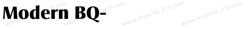 Modern BQ字体转换